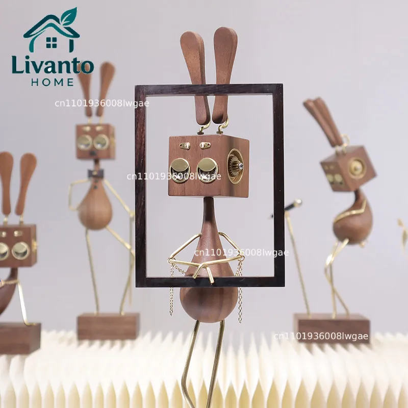 Black walnut rabbit home decoration design heavy industry Guochao toys birthday gift car decoration table
Black walnut rabbit home decoration design heavy industry Guochao toys birthday gift car decoration table