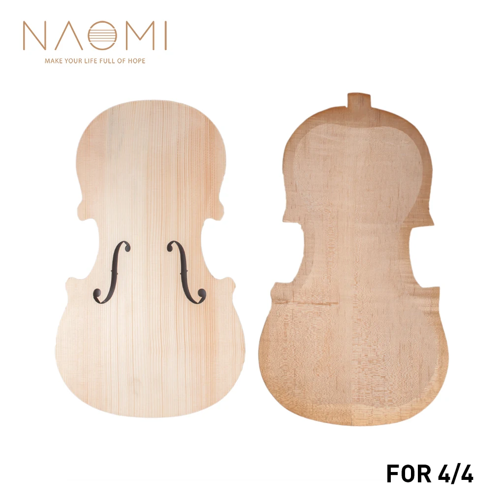 NAOMI Violin Top and Back Unfinished Violin Parts 4/4 Spruce Top And Maple Back DIY Violin Parts Accessories New
NAOMI Violin Top and Back Unfinished Violin Parts 4/4 Spruce Top And Maple Back DIY Violin Parts Accessories New