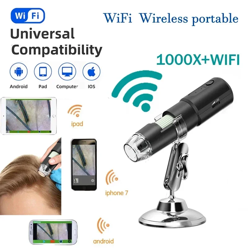 720p Wifi Wireless Health Beauty Hair Face Scalp Microscope Camera Skin Detector Inspection
720p Wifi Wireless Health Beauty Hair Face Scalp Microscope Camera Skin Detector Inspection