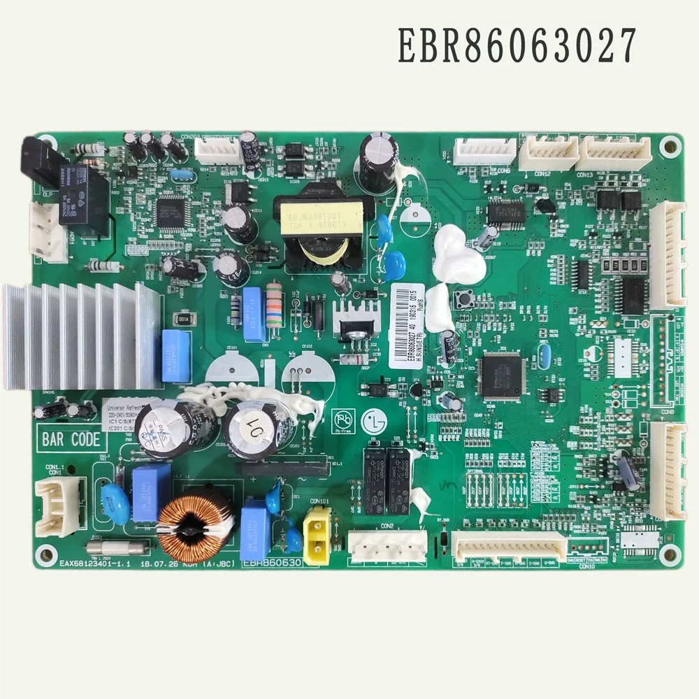 EBR86063027 Original Motherboard Inverter Control PCB Board For LG Refrigerator
EBR86063027 Original Motherboard Inverter Control PCB Board For LG Refrigerator