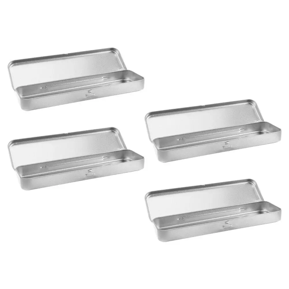 4 Pcs Tweezers Tool Box Metal Student Pencil Case Tinplate Stationery Rectangular Pen Storage School Office Portable
4 Pcs Tweezers Tool Box Metal Student Pencil Case Tinplate Stationery Rectangular Pen Storage School Office Portable