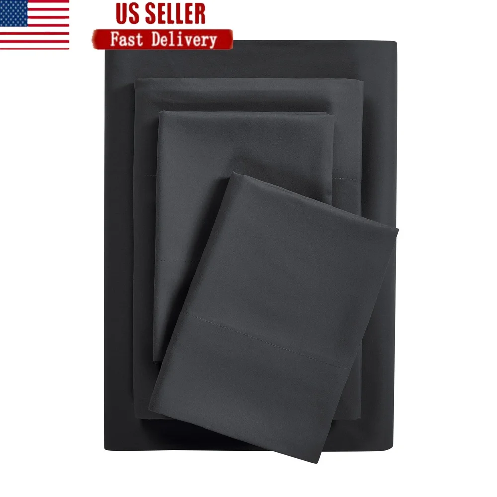 Cooling Antimicrobial Microfiber Queen Bed Sheet Set 4 Pieces Soft Breathable Durable Machine Washable Oeko-Tex Certified
Cooling Antimicrobial Microfiber Queen Bed Sheet Set 4 Pieces Soft Breathable Durable Machine Washable Oeko-Tex Certified