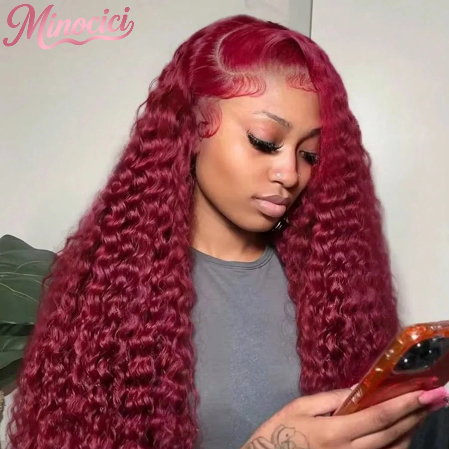 Парик из натуральных волос 250 Density 99J Burgundy, 13x6 HD Lace Frontal, 13x4 Red Curly Lace Front, Deep Wave, с предварительно выщипанной линией роста волос
Парик из натуральных волос 250 Density 99J Burgundy, 13x6 HD Lace Frontal, 13x4 Red Curly Lace Front, Deep Wave, с предварительно выщипанной линией роста волос