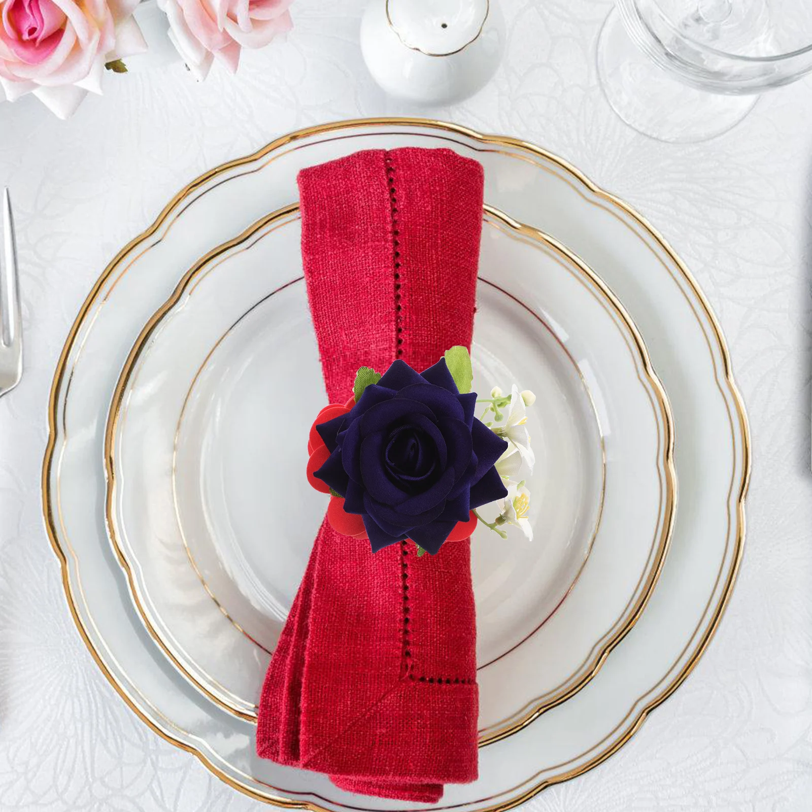 Faux Flower Napkin Ring Rustic Jute Independence Day Party Napkin Holder Serviette Buckle Floral Decoration Patriotic Unique
Faux Flower Napkin Ring Rustic Jute Independence Day Party Napkin Holder Serviette Buckle Floral Decoration Patriotic Unique