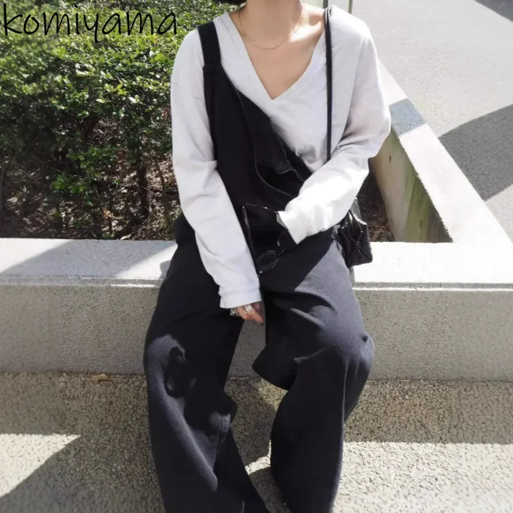 Loose Denim Jumpsuit Woman High Waist Straight Jumpsuits Zip Pockets Combinaison Femme Summer Ropa Mujer Japan Monos Largos
Loose Denim Jumpsuit Woman High Waist Straight Jumpsuits Zip Pockets Combinaison Femme Summer Ropa Mujer Japan Monos Largos