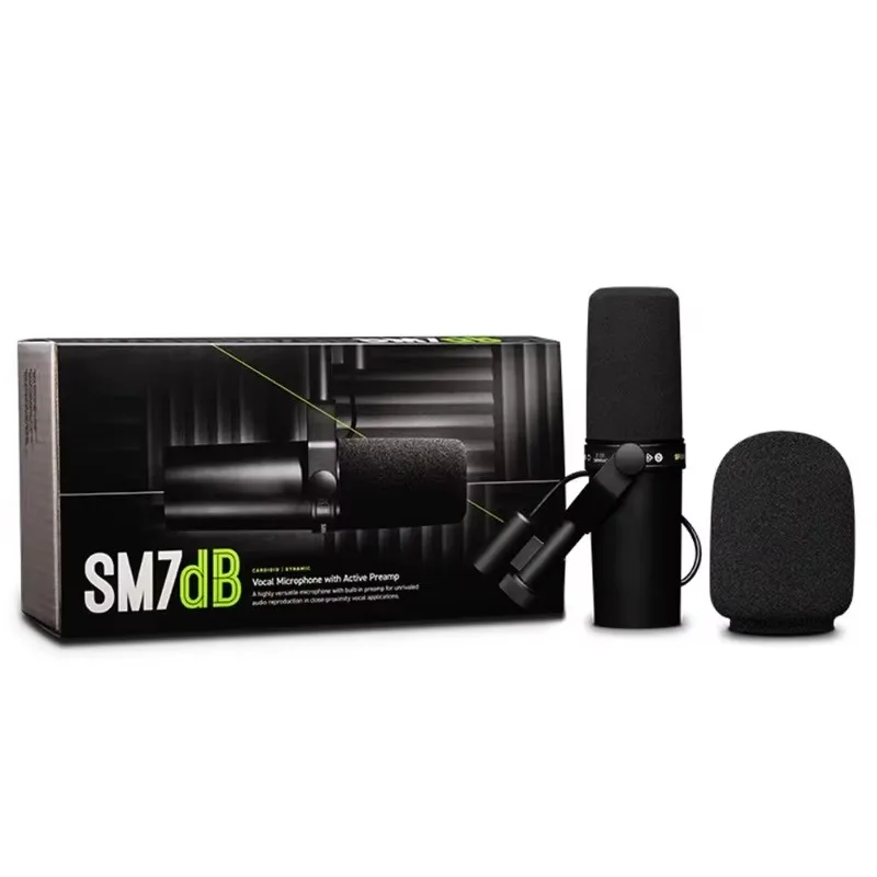 SM7dB Cardioid Dynamic Vocal Mic Studio Broadcasting Podcasting Streaming Micrfono SM7B Wired Microphone
SM7dB Cardioid Dynamic Vocal Mic Studio Broadcasting Podcasting Streaming Micrfono SM7B Wired Microphone