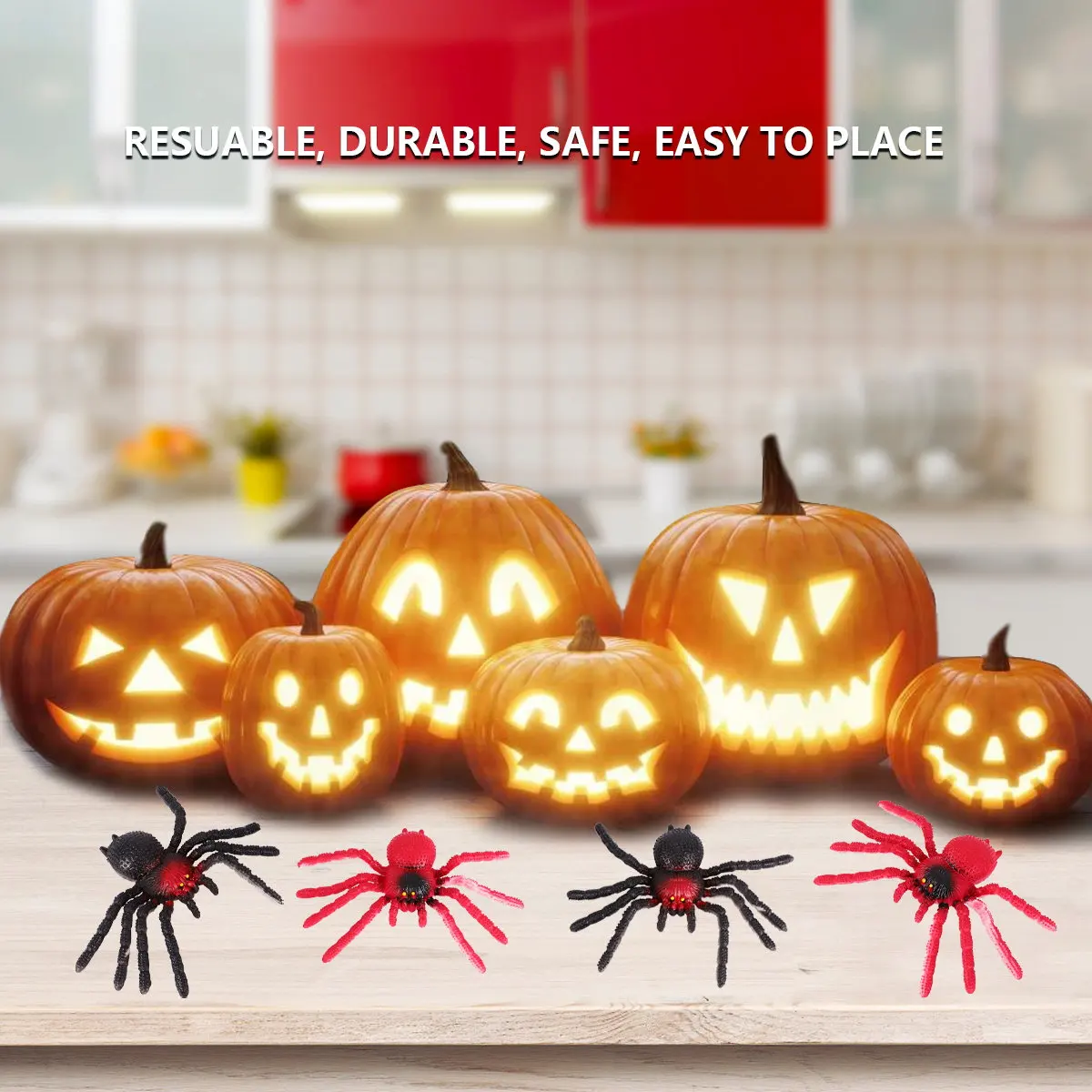 6 pcs Simulation Spider Realistic Rubber Halloween Decor Prank Trick For Party Game Prop Scary Gadgets Novelty Tricky
6 pcs Simulation Spider Realistic Rubber Halloween Decor Prank Trick For Party Game Prop Scary Gadgets Novelty Tricky