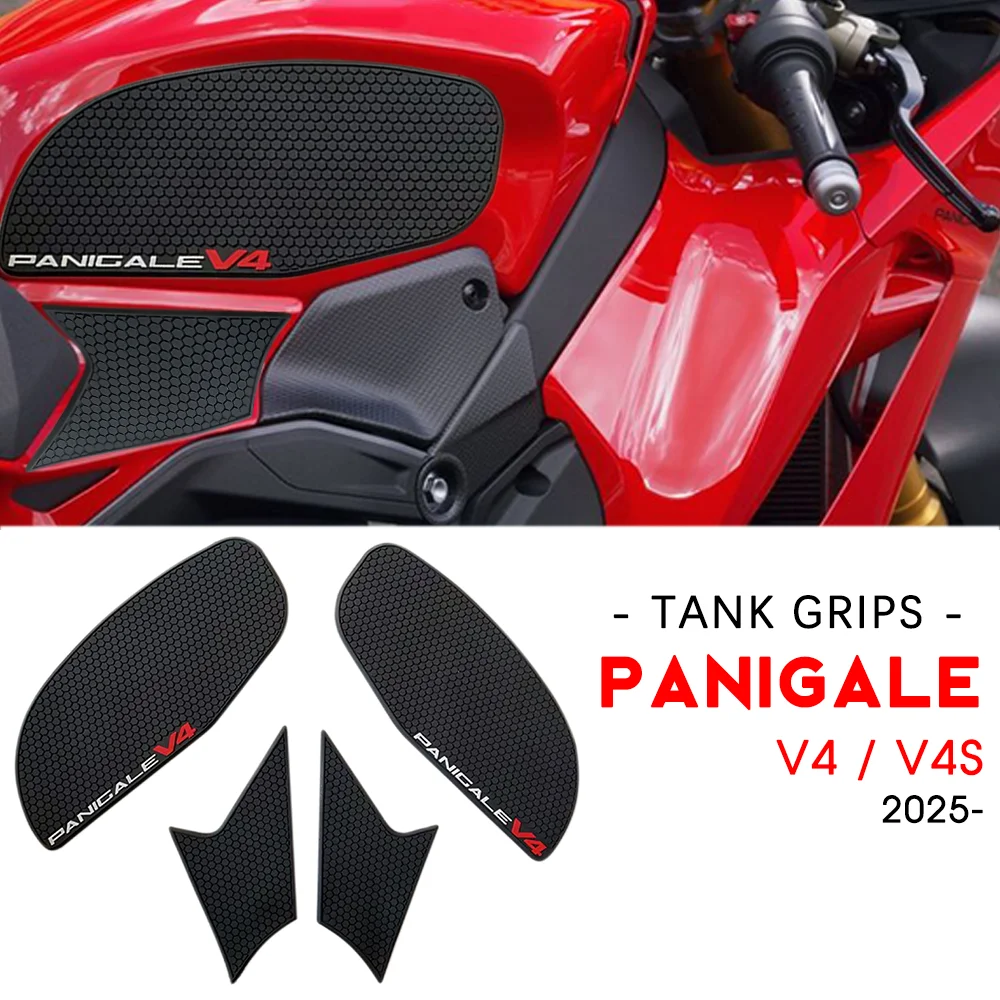 For Ducati Panigale V4 V4S 2025 Motorcycle Tank Grips PANIGALE V4 Tank Traction Pad PanigaleV4S Knee Grip Protector PanigaleV4
For Ducati Panigale V4 V4S 2025 Motorcycle Tank Grips PANIGALE V4 Tank Traction Pad PanigaleV4S Knee Grip Protector PanigaleV4
