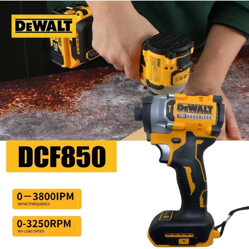 Аккумуляторный ударный гайковерт Dewalt DCF850 20В, литиевая батарея, электроинструмент
Аккумуляторный ударный гайковерт Dewalt DCF850 20В, литиевая батарея, электроинструмент