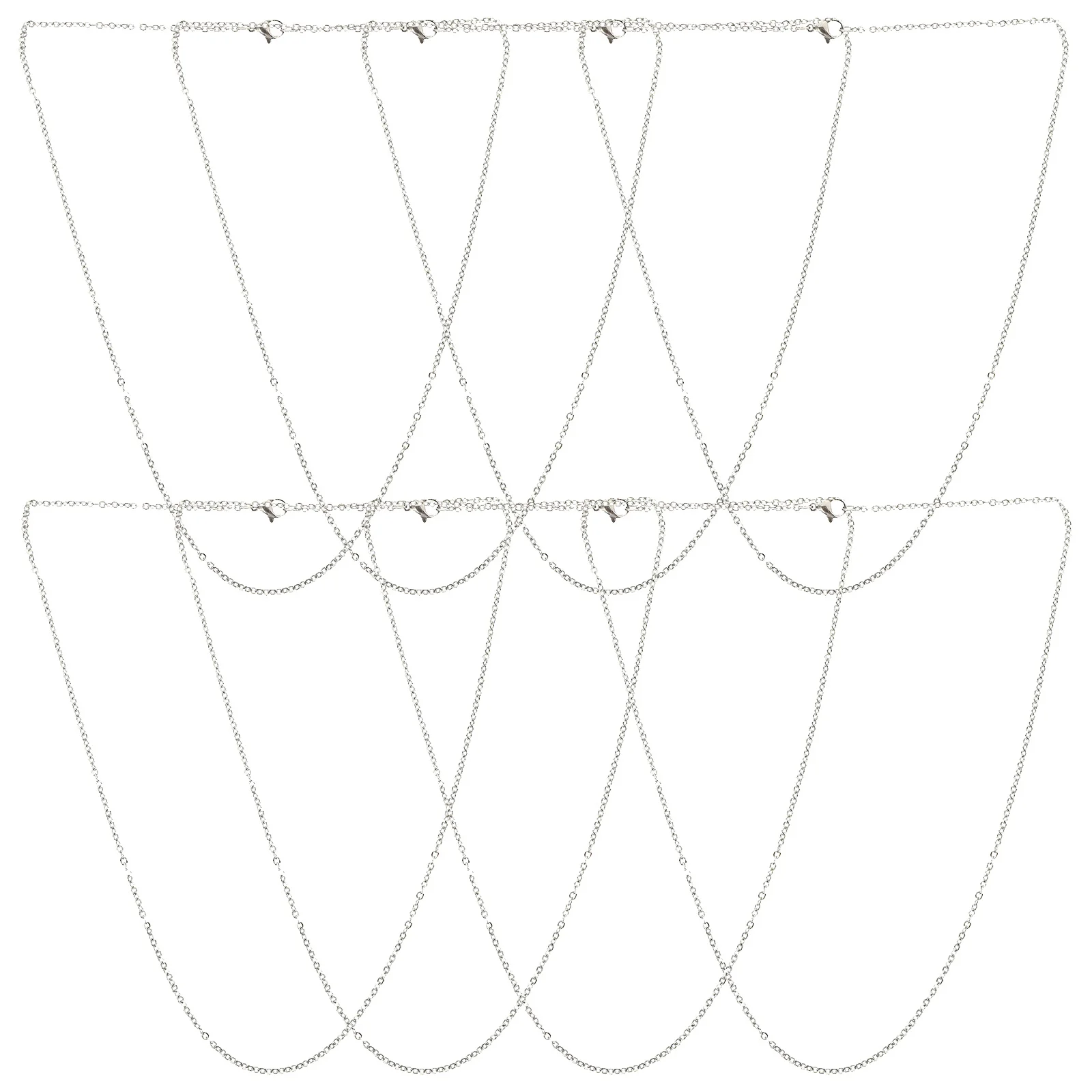 10pcs Stainless Steel Necklace Chains Diy Jewelry Making Supplies For Craft Bracelet Accessories Link Chain Bulk
10pcs Stainless Steel Necklace Chains Diy Jewelry Making Supplies For Craft Bracelet Accessories Link Chain Bulk
