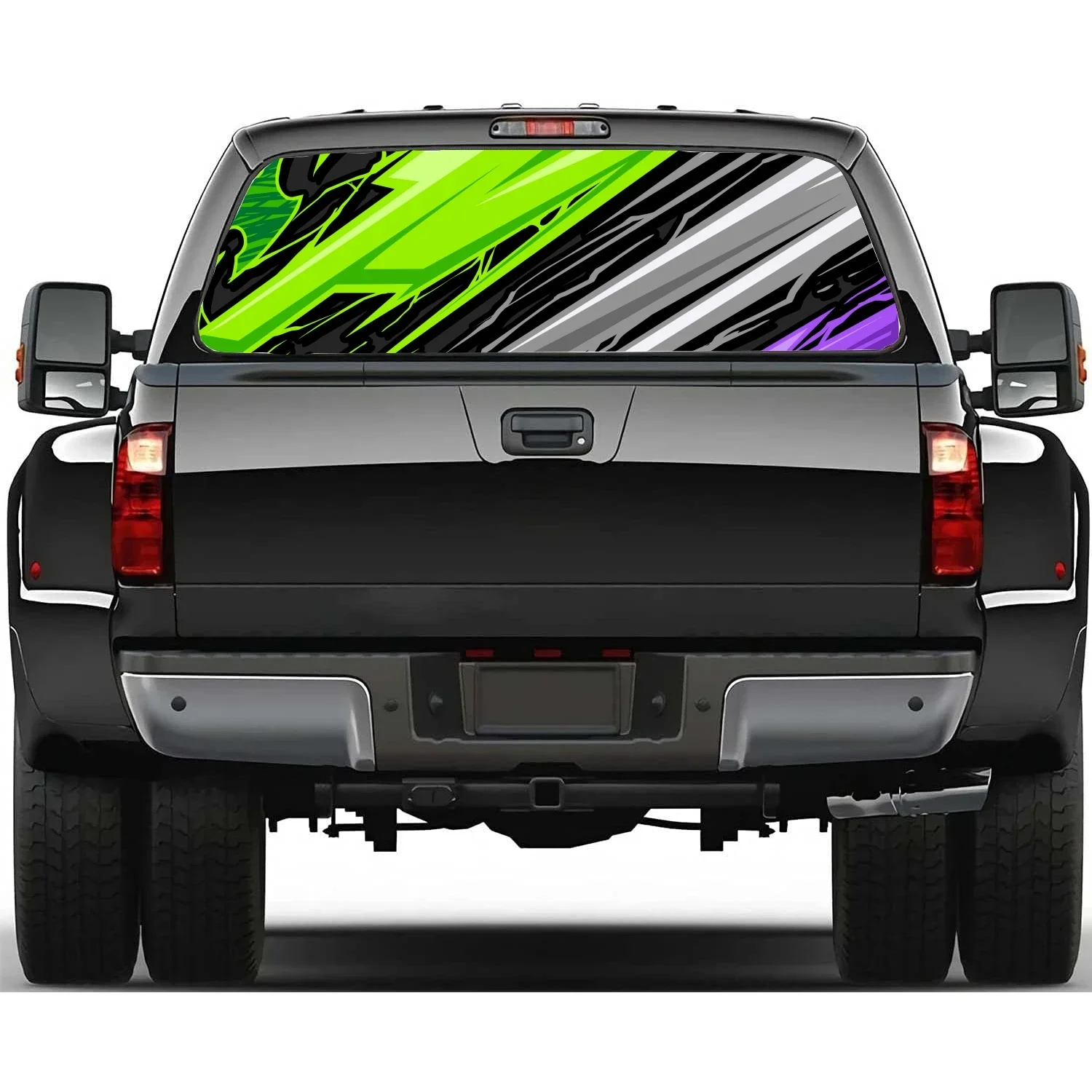 Abstract Graphic Pattern Rear Window Decal Fit Pickup,Truck,Car Universal See Through Perforated Back Windows Vinyl Sticker
Abstract Graphic Pattern Rear Window Decal Fit Pickup,Truck,Car Universal See Through Perforated Back Windows Vinyl Sticker