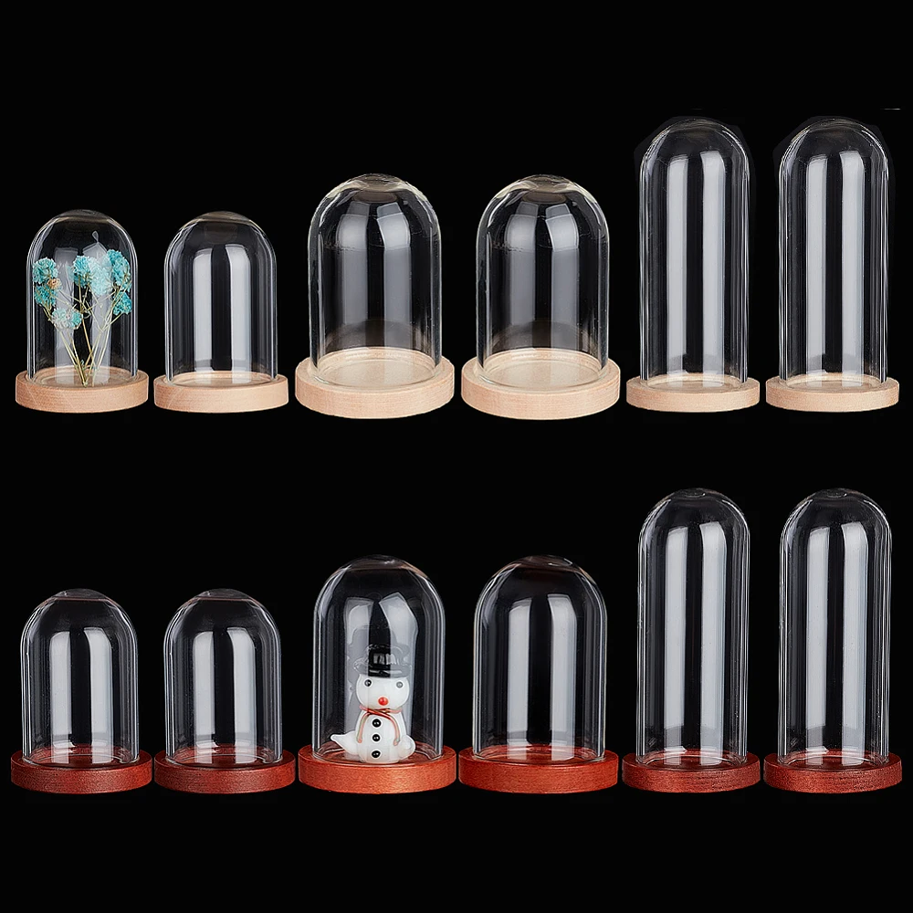 PH 12 комплектов стеклянных дисплеев Cloche Dome 3 размера, мини-клош-колокольчик с деревянной основой, стеклянные бутылки, купольные декоративные банки, витрина
PH 12 комплектов стеклянных дисплеев Cloche Dome 3 размера, мини-клош-колокольчик с деревянной основой, стеклянные бутылки, купольные декоративные банки, витрина