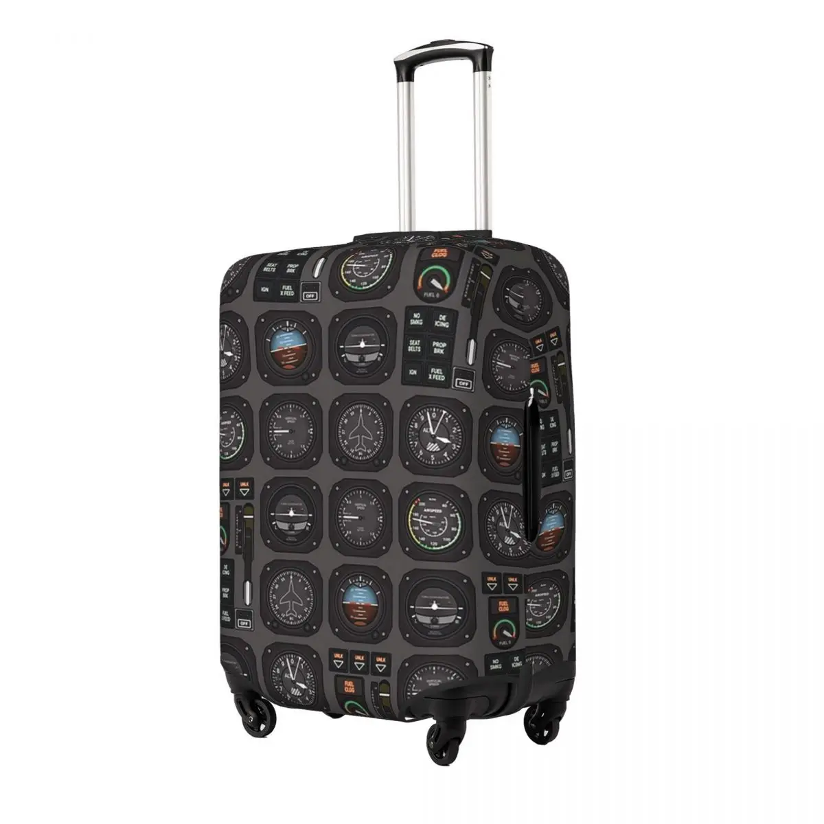 Pilot Flight Instruments Suitcase Cover Protection Elastic Travel Luggage Protector Covers for 18-32 Inch
Pilot Flight Instruments Suitcase Cover Protection Elastic Travel Luggage Protector Covers for 18-32 Inch