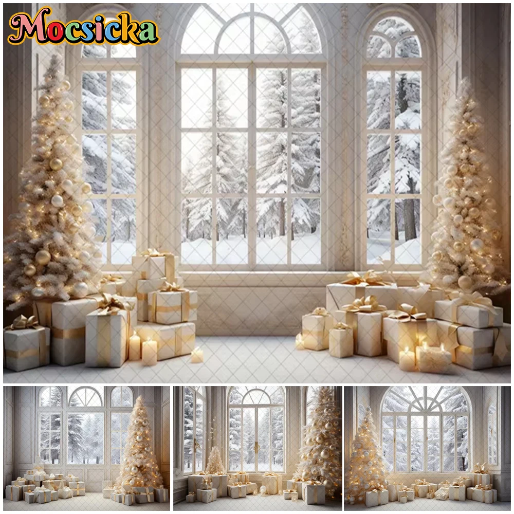 Mocsicka Christmas Photography Backdrop Home Xmas Tree Window Decors Child Family Holiday Party Photo Backgrounds Shooting Props
Mocsicka Christmas Photography Backdrop Home Xmas Tree Window Decors Child Family Holiday Party Photo Backgrounds Shooting Props