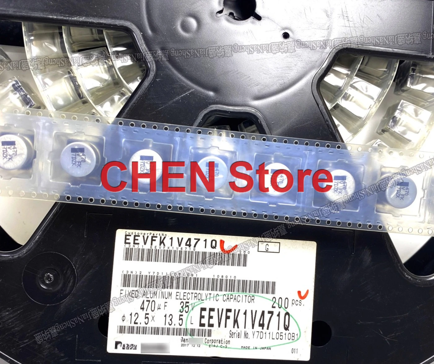 10PCS/lot NEW Original Matsushita SMD EEVFK1V471Q 35V470UF 12.5X13.5 aluminum electrolytic capacitor 470UF 35V free shipping
10PCS/lot NEW Original Matsushita SMD EEVFK1V471Q 35V470UF 12.5X13.5 aluminum electrolytic capacitor 470UF 35V free shipping