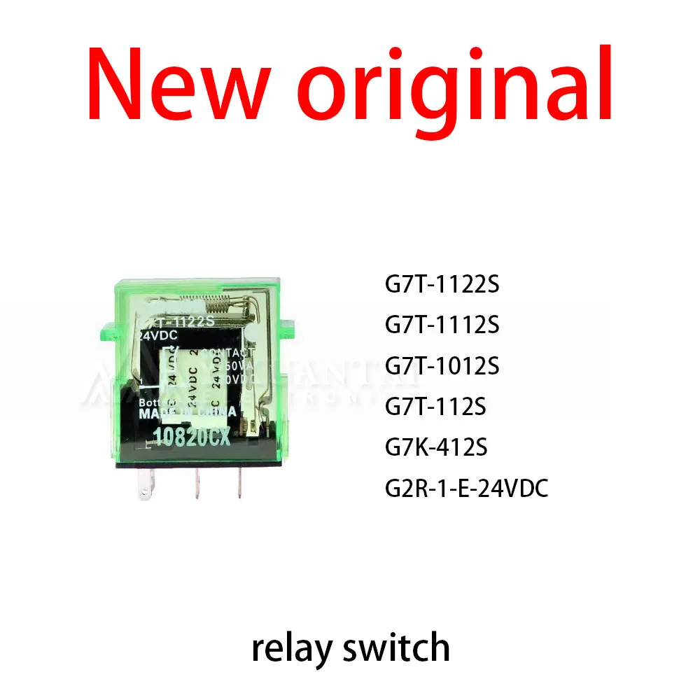 1Pcs/Lot New original G7T-1122S G7T-1112S G7T-1012S G7T-112S G7K-412S G2R-1-E-24VDC relay switch
1Pcs/Lot New original G7T-1122S G7T-1112S G7T-1012S G7T-112S G7K-412S G2R-1-E-24VDC relay switch