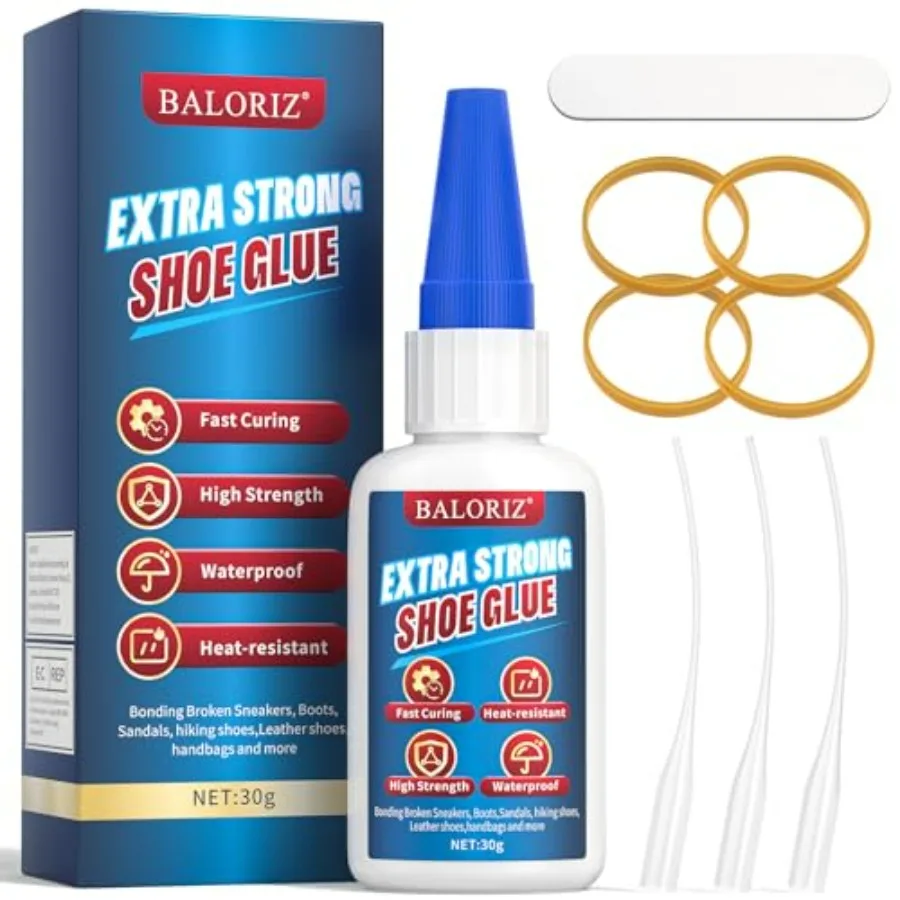 Shoe Glue 30g, Instant Glue Sole Repair Heavy Duty, Quick Dry and Strong Adhesive Repair with Anti-Clog Cap, Shoe Adhesive for
Shoe Glue 30g, Instant Glue Sole Repair Heavy Duty, Quick Dry and Strong Adhesive Repair with Anti-Clog Cap, Shoe Adhesive for