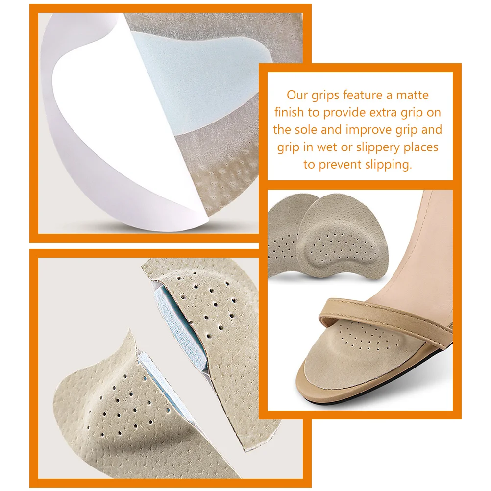 Non-slip Forefoot Pad Shoe Insoles 2 Pairs High-heel Protectors Lightweight Sweat-absorption Breathable Women Men Child Grips 
Non-slip Forefoot Pad Shoe Insoles 2 Pairs High-heel Protectors Lightweight Sweat-absorption Breathable Women Men Child Grips