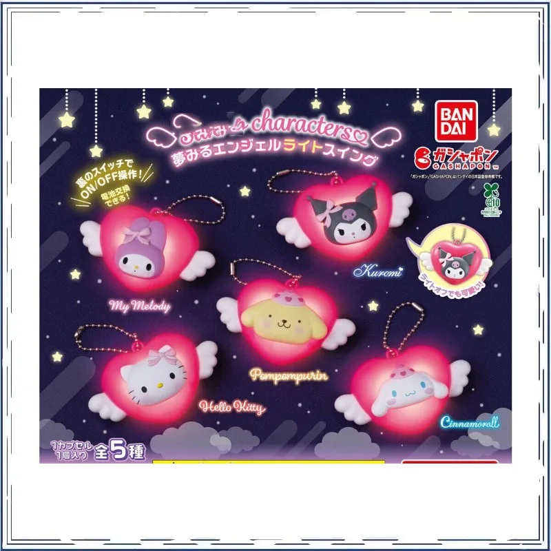 Hello Kitty Pochacco Role Angel Shaped Luminous Pendant Gashapon Action Figure Model Toys
Hello Kitty Pochacco Role Angel Shaped Luminous Pendant Gashapon Action Figure Model Toys