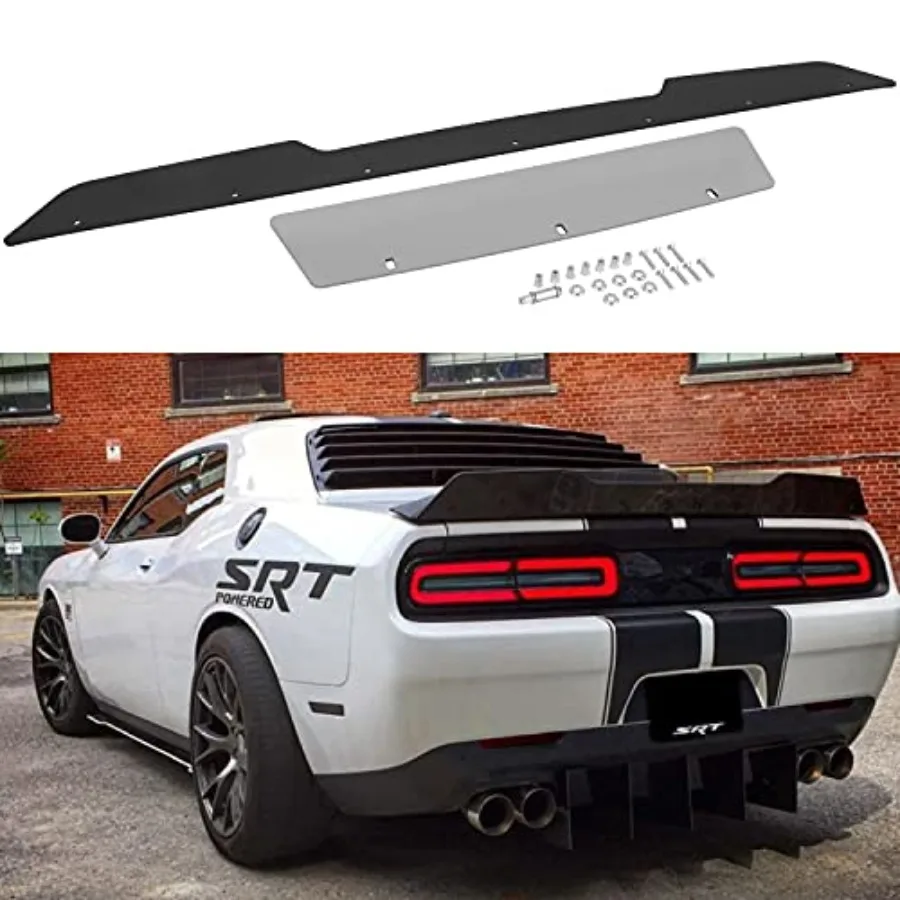 Rear Wickerbill Spoiler Fits for Dodge Challenger 2008-2014 SRT RT SXT SE Hellcat Scat Pack Add-on Type 2-Piece Rear Wicker Bil
Rear Wickerbill Spoiler Fits for Dodge Challenger 2008-2014 SRT RT SXT SE Hellcat Scat Pack Add-on Type 2-Piece Rear Wicker Bil