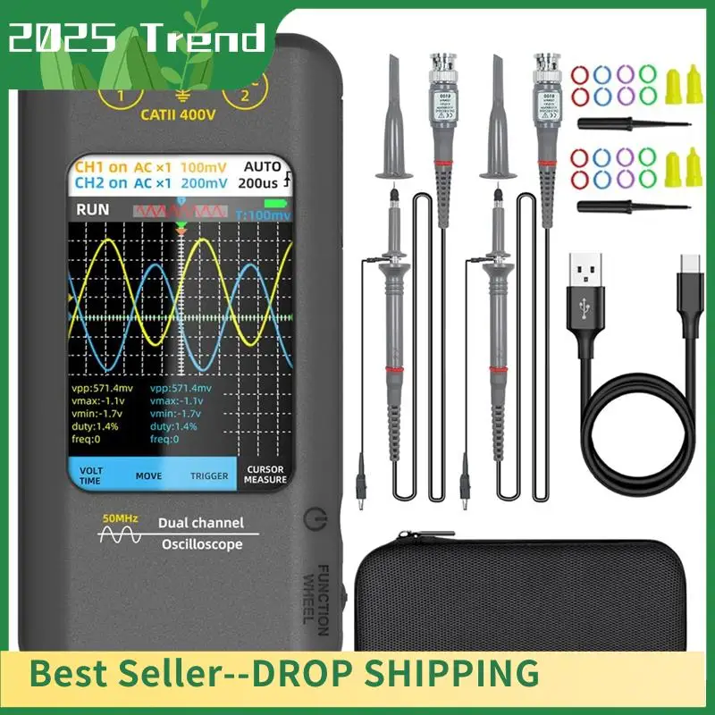 AA14 New Oscilloscope 3.98 Inch Touchscreen Digital Oscilloscope Dual Channel Bandwidth 250Msa/Ssampling Rate Tablet Automotive
AA14 New Oscilloscope 3.98 Inch Touchscreen Digital Oscilloscope Dual Channel Bandwidth 250Msa/Ssampling Rate Tablet Automotive