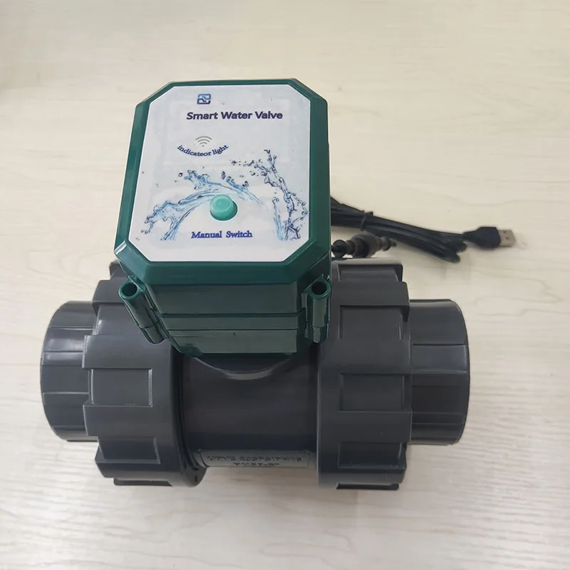 DN50 Tuya WiFi Intelligent Water Valve UPVC Material Phone APP Control Timing Switch Water Flow Regulation Pipeline Water Leaks
DN50 Tuya WiFi Intelligent Water Valve UPVC Material Phone APP Control Timing Switch Water Flow Regulation Pipeline Water Leaks