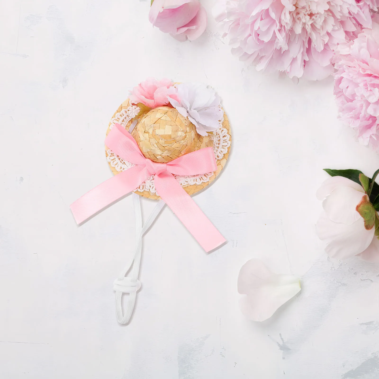 Miniature Woven Dress Up Hat Small Round Top Hat Summer Style Bow Faux Flower Inner Diameter 4cm Straw Accessory
Miniature Woven Dress Up Hat Small Round Top Hat Summer Style Bow Faux Flower Inner Diameter 4cm Straw Accessory