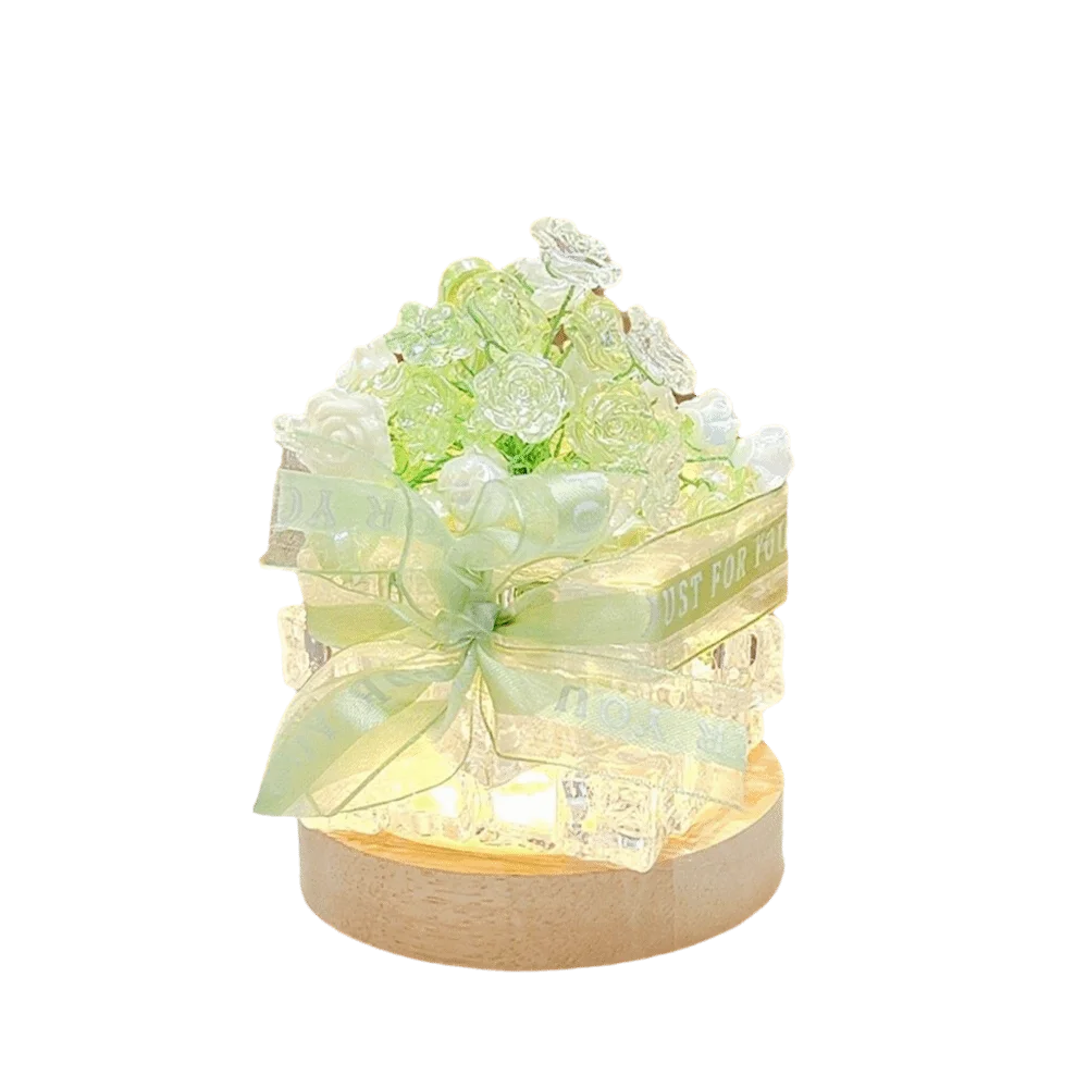 Creative DIY Night Light Elegant DIY Craft LED Ice Cube Night Light USB Powered Decorative Simulated Flowers Light
Creative DIY Night Light Elegant DIY Craft LED Ice Cube Night Light USB Powered Decorative Simulated Flowers Light