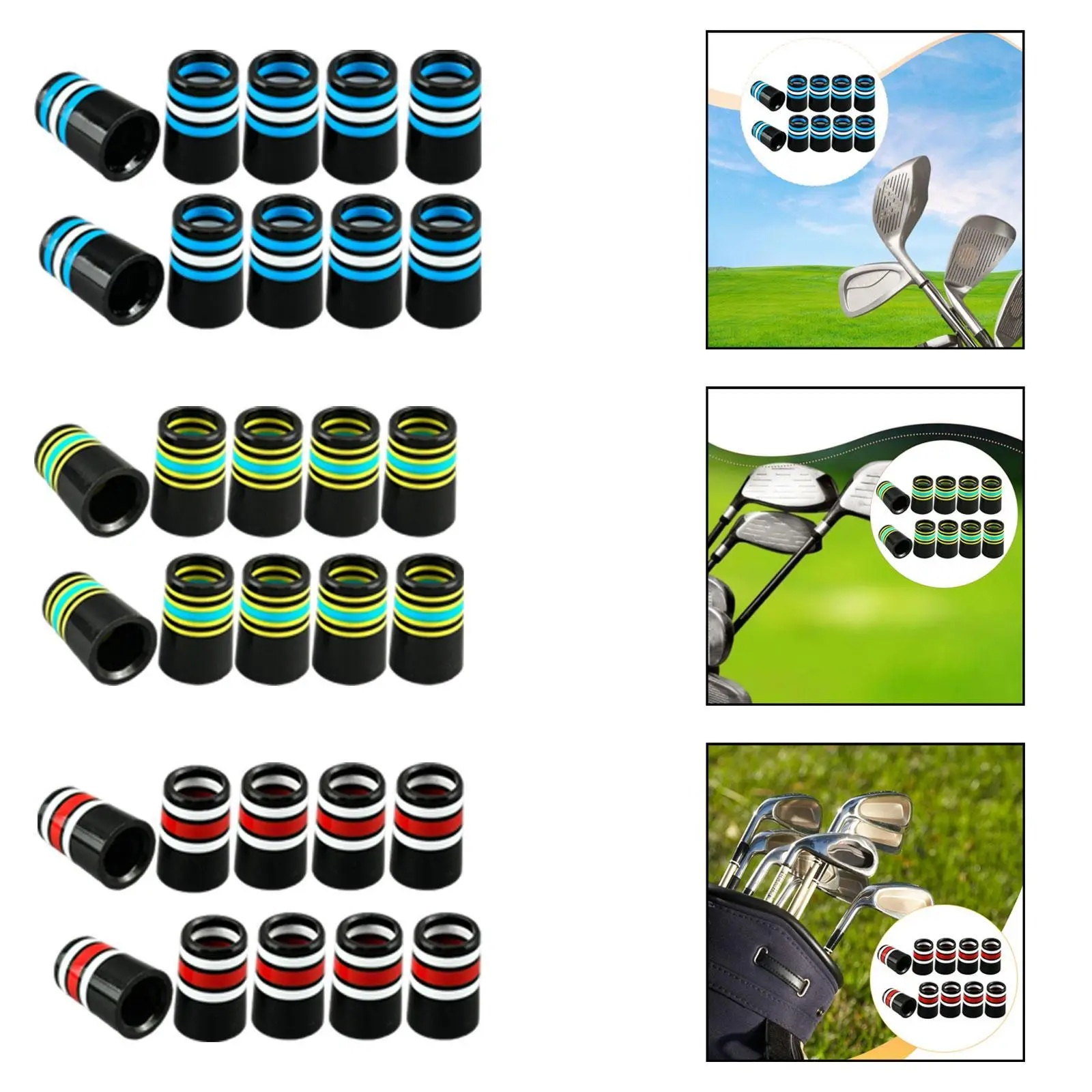 Golf Club Ferrules 370 Shaft Cover Set Practical Replacement Caps for Golf Irons Protection on Course
Golf Club Ferrules 370 Shaft Cover Set Practical Replacement Caps for Golf Irons Protection on Course
