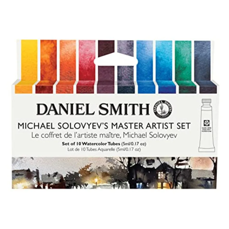 Extra Fine Watercolor - Michael Solovyev Master Artist Set of 10 5 ml Tubes
Extra Fine Watercolor - Michael Solovyev Master Artist Set of 10 5 ml Tubes