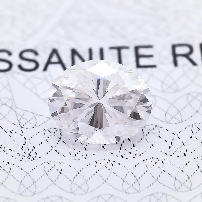 Highest Grade Moissanite Stone Super White D Color VVS1 Oval Cut Top Quality Charms Jewelry Making Materials with Certificate
Highest Grade Moissanite Stone Super White D Color VVS1 Oval Cut Top Quality Charms Jewelry Making Materials with Certificate