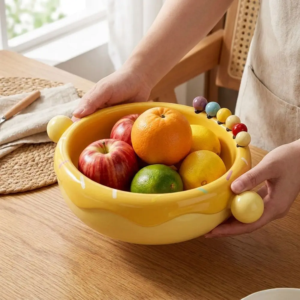 Doughnut Shape Fruit Bowl with Fork Large Capacity with 6 Fruit Fork Dessert Salad Bowl Plastic Snack Storage Tray
Doughnut Shape Fruit Bowl with Fork Large Capacity with 6 Fruit Fork Dessert Salad Bowl Plastic Snack Storage Tray