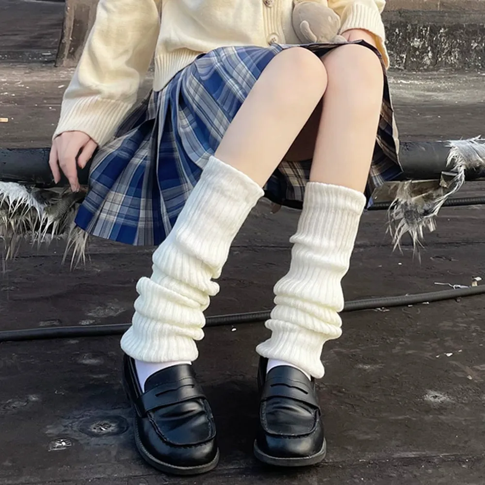 Y2K Women's Leg Warmers 40cm Lolita Long Socks Winter Wool Knitted Foot Cover Arm Warmer White Black Heap Heap Socks Boot Cuffs
Y2K Women's Leg Warmers 40cm Lolita Long Socks Winter Wool Knitted Foot Cover Arm Warmer White Black Heap Heap Socks Boot Cuffs