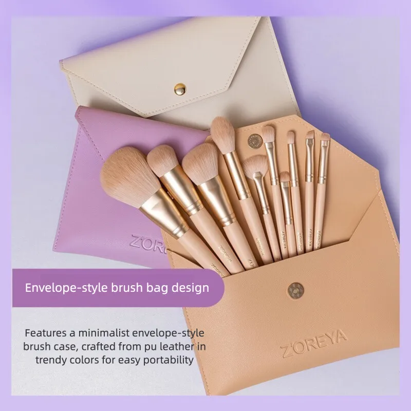 Zoreya Morandi Series Beauty Tools Storage Bag Set, Hairbrush, Soft Bristle, Eyeshadow, Blush Brush, Complete Makeup Brush
Zoreya Morandi Series Beauty Tools Storage Bag Set, Hairbrush, Soft Bristle, Eyeshadow, Blush Brush, Complete Makeup Brush