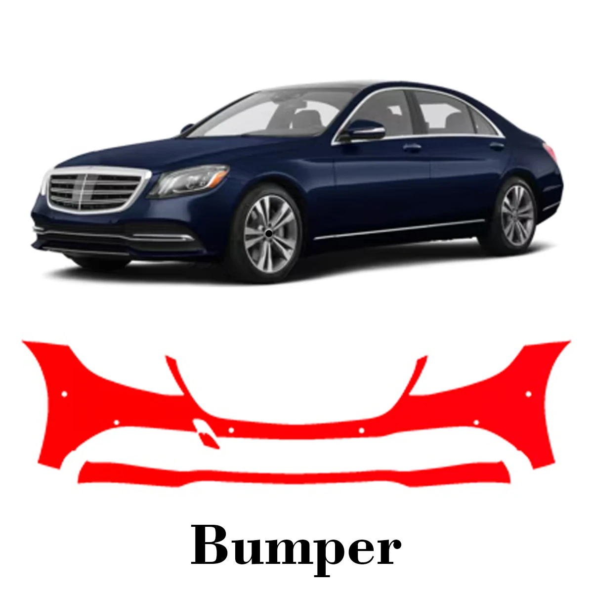 Car Precut Paint Protection Film Front Bumper Anti-scratch Exterior TPU PPF For Mercedes Benz S Class 2018-2020
Car Precut Paint Protection Film Front Bumper Anti-scratch Exterior TPU PPF For Mercedes Benz S Class 2018-2020
