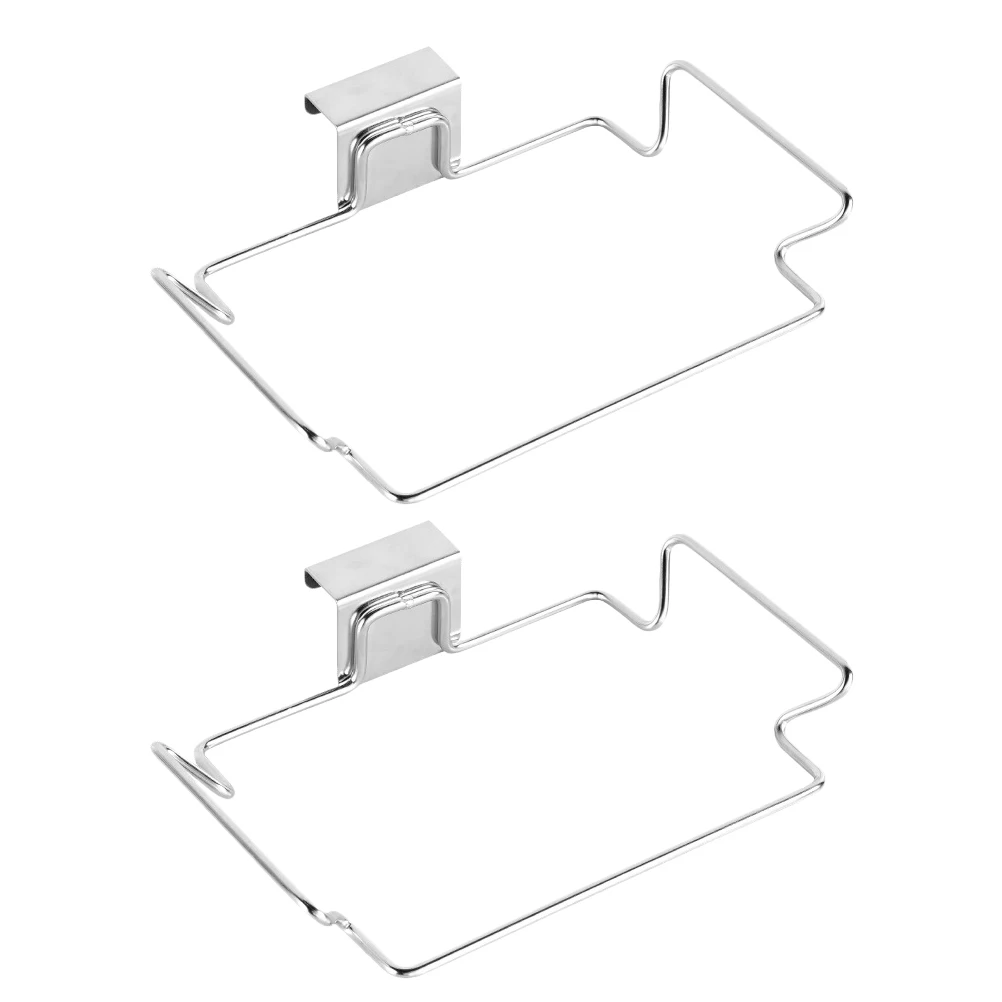 2pcs Garbage Bag Holder Stainless Steel Trash Rack Easy Install Kitchen Pantry Bathroom Dormitory Office Storage Organizer
2pcs Garbage Bag Holder Stainless Steel Trash Rack Easy Install Kitchen Pantry Bathroom Dormitory Office Storage Organizer