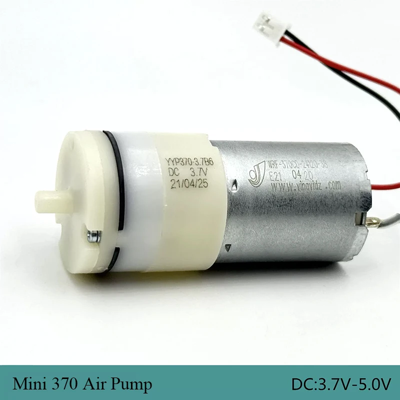 YYP370 DC 3.7V-5V Small Mini 370 Motor Air Pump Oxygen Pressure Pump for Sphygmomanometer Monitor Aquarium Fish Tank Inflator
YYP370 DC 3.7V-5V Small Mini 370 Motor Air Pump Oxygen Pressure Pump for Sphygmomanometer Monitor Aquarium Fish Tank Inflator