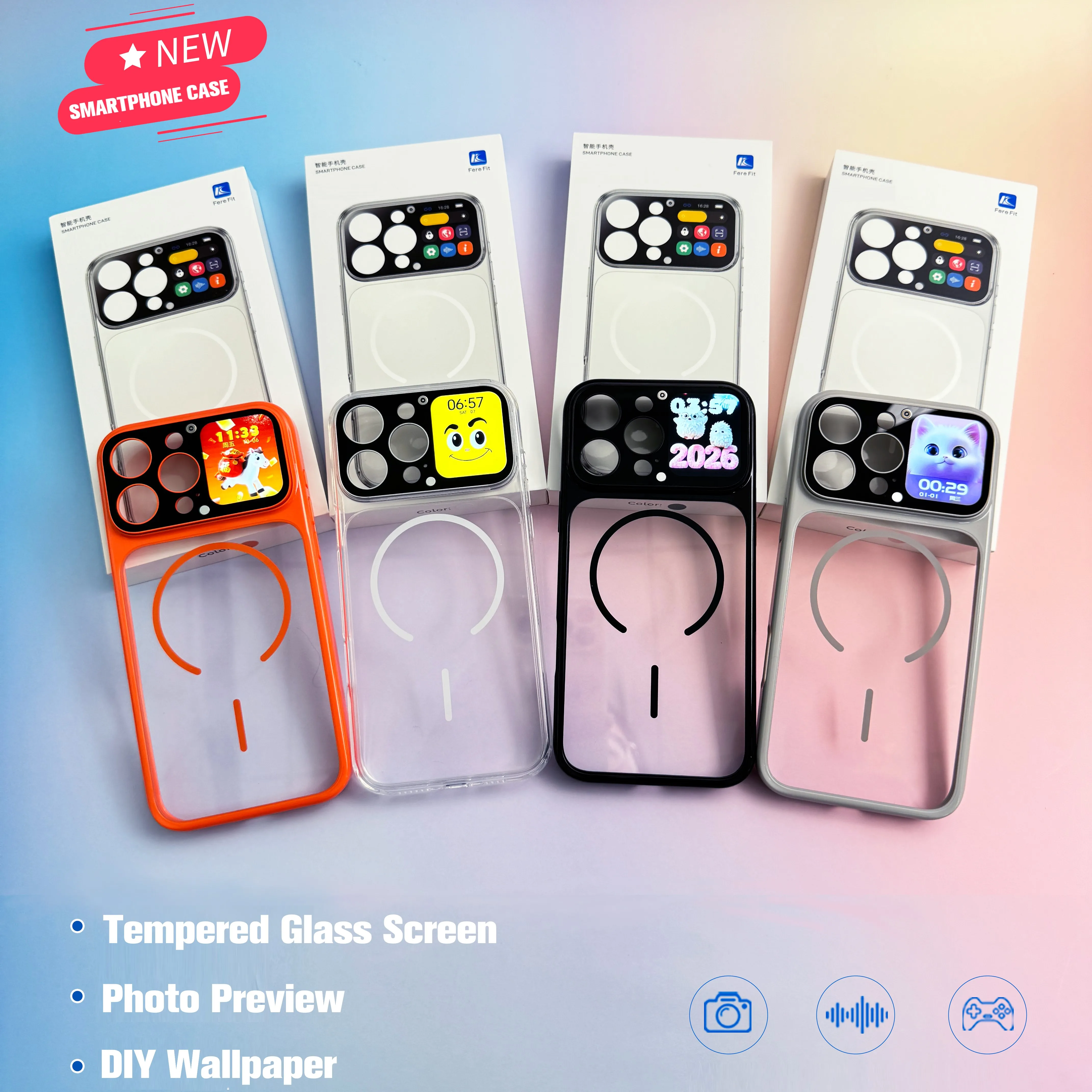Smart Window Screen Case for Iphone 16 Pro Max Instant Transform 17 Pro Max 17ProMax Phonecase for Apple 16promax 16pro Max
Smart Window Screen Case for Iphone 16 Pro Max Instant Transform 17 Pro Max 17ProMax Phonecase for Apple 16promax 16pro Max