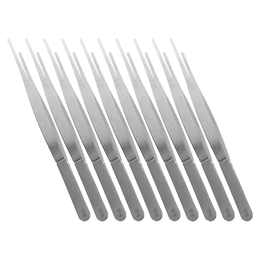 10pcs Tweezers Stainless Steel Lightweight Portable Tweezer Portable Planting Tool Bonsai Craft Household Safe Use
10pcs Tweezers Stainless Steel Lightweight Portable Tweezer Portable Planting Tool Bonsai Craft Household Safe Use
