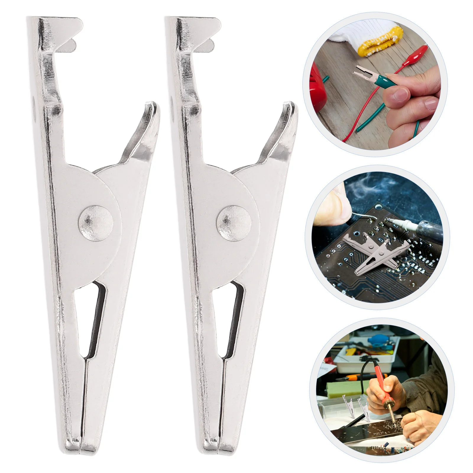 100Pcs Mini Alligator Clips Versatile Use for Electrical Testing and Craft Projects Clips Small Alligator Clamps
100Pcs Mini Alligator Clips Versatile Use for Electrical Testing and Craft Projects Clips Small Alligator Clamps