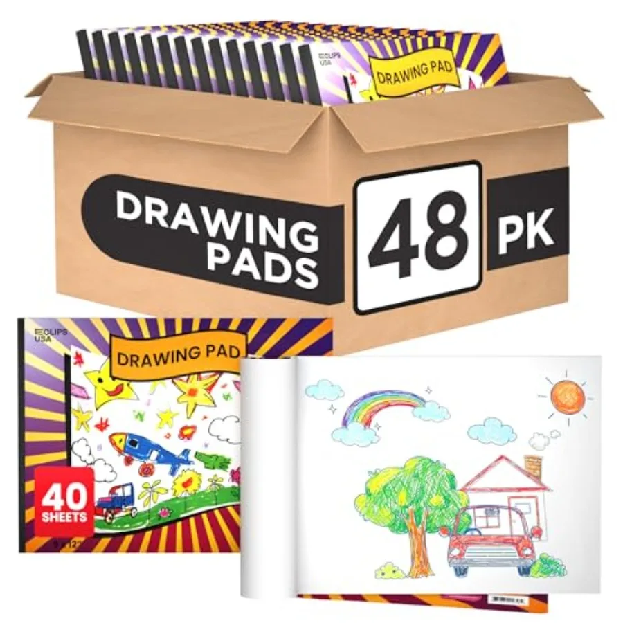 Sketch Book for Drawing Pad for Drawing Paper Sketch Pad for Kid Kid Sketch Book 9 x 12 40 Sheets (48)
Sketch Book for Drawing Pad for Drawing Paper Sketch Pad for Kid Kid Sketch Book 9 x 12 40 Sheets (48)