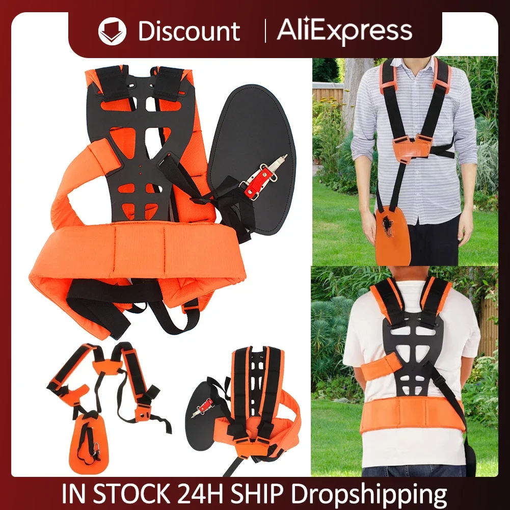 Ремешок для газонокосилки, регулируемый наплечный ремень для триммера, двойной, для экономии труда
Ремешок для газонокосилки, регулируемый наплечный ремень для триммера, двойной, для экономии труда