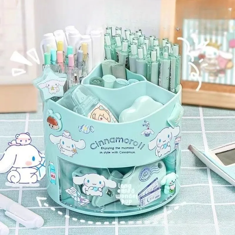 Cinnamoroll Kuromi Anime Student Rotating Pen Holder Cute Cartoon My Melody Desktop Stationery Pen Holder Gifts for Kids
Cinnamoroll Kuromi Anime Student Rotating Pen Holder Cute Cartoon My Melody Desktop Stationery Pen Holder Gifts for Kids