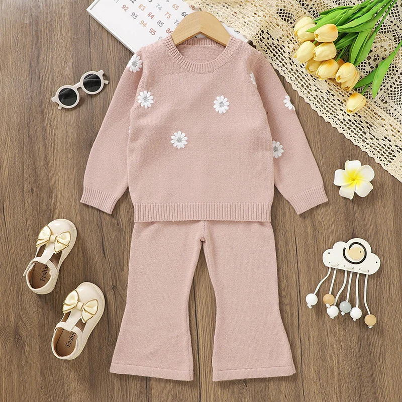 Baby Clothes Sets Knit Newborn Girl Pullover +Pants Fashion Embroidery Warm Infant Long Sleeve Sweater +Trousers 2PC Winter 3-7Y
Baby Clothes Sets Knit Newborn Girl Pullover +Pants Fashion Embroidery Warm Infant Long Sleeve Sweater +Trousers 2PC Winter 3-7Y