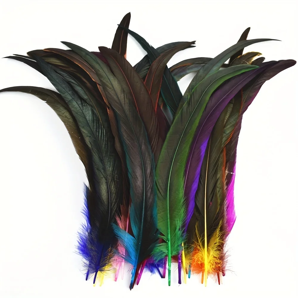 25-45cm Rooster Tail Feathers for DIY Craft Feather Clothing Jewelry Accessories Wedding Party Performance Supplies
25-45cm Rooster Tail Feathers for DIY Craft Feather Clothing Jewelry Accessories Wedding Party Performance Supplies