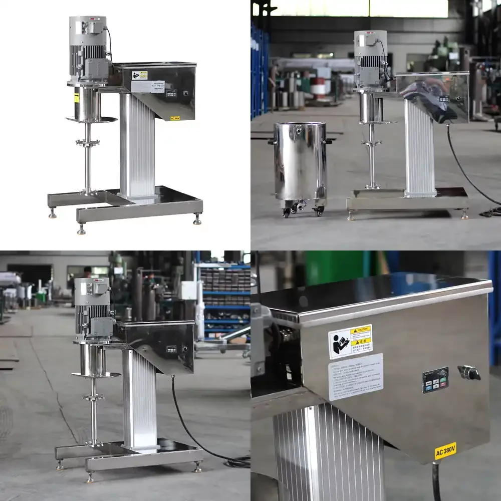 Lab Use Dispersion Mixer W/ Variable Speed Control 2HP Stainless Steel 3000rpm 1.5kw Chemical Liquid with Suspended Solid
Lab Use Dispersion Mixer W/ Variable Speed Control 2HP Stainless Steel 3000rpm 1.5kw Chemical Liquid with Suspended Solid