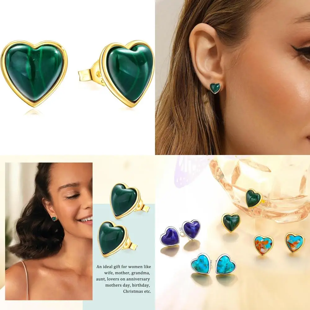 Sterling Silver Turquoise Lapis Lazuli Malachite Stud Earrings Women's Boho Hypoallergenic Western Jewelry Long Tail Keyword
Sterling Silver Turquoise Lapis Lazuli Malachite Stud Earrings Women's Boho Hypoallergenic Western Jewelry Long Tail Keyword