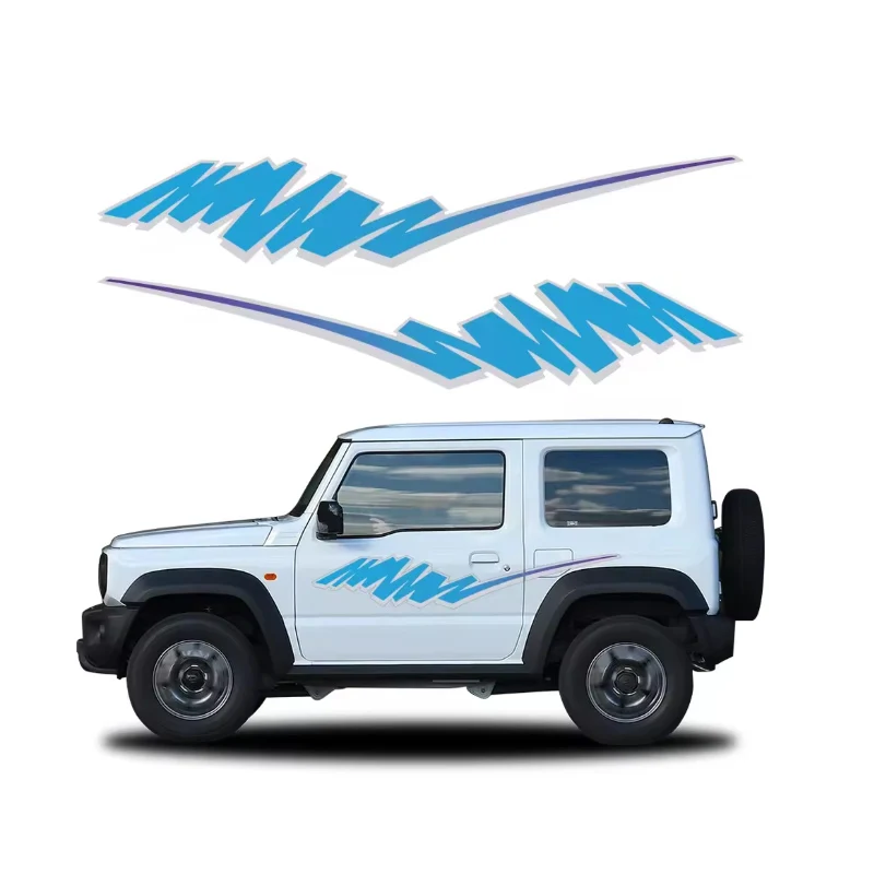 2PCS For SUZUKI JIMNY JB64W JB74W Car Door Side Stickers Boby Stripe Decal Kit Waterproof Vinyl Film Car Exterior Accessories
2PCS For SUZUKI JIMNY JB64W JB74W Car Door Side Stickers Boby Stripe Decal Kit Waterproof Vinyl Film Car Exterior Accessories
