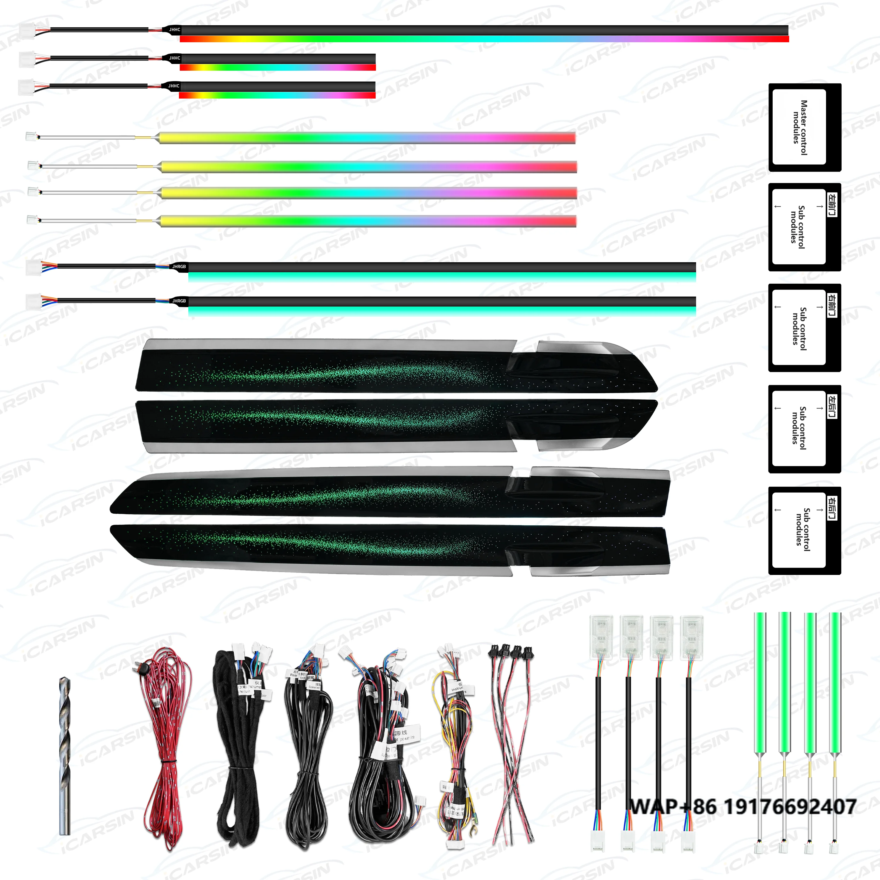 256 Colors Symphony LED Car Interior Ambient Lighting for'BMW 7 Series F01/F02 2008-2015 Atmosphere Strip Accessories Upgrade
256 Colors Symphony LED Car Interior Ambient Lighting for'BMW 7 Series F01/F02 2008-2015 Atmosphere Strip Accessories Upgrade