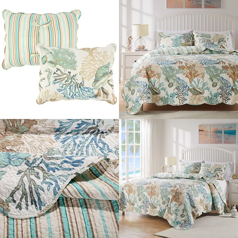 Barefoot Bungalow Atlantis Coastal Quilt Set
Barefoot Bungalow Atlantis Coastal Quilt Set